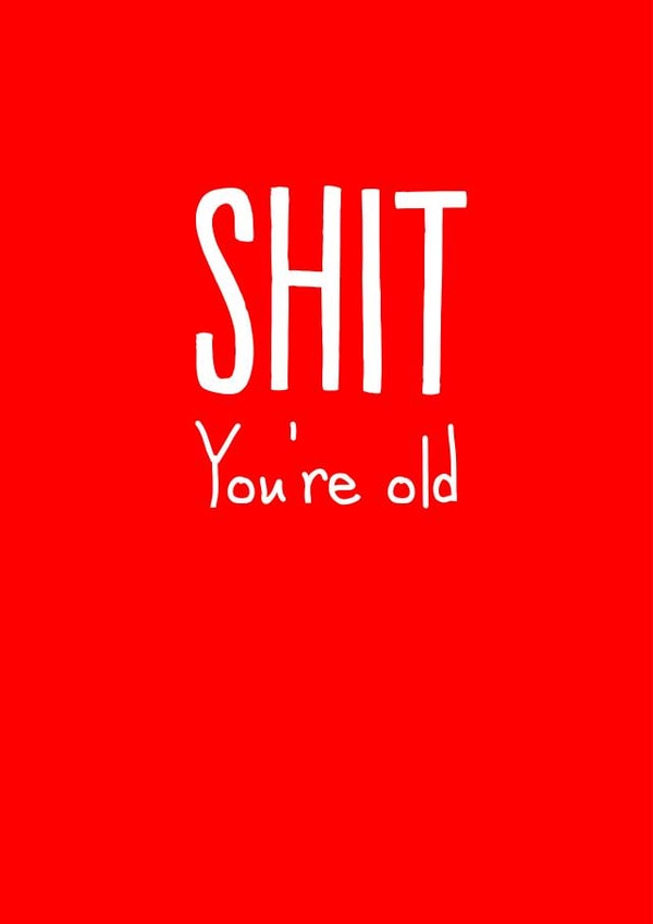 rude old Birthday Card 14127 created by The Buddy Fernandez Card Co.