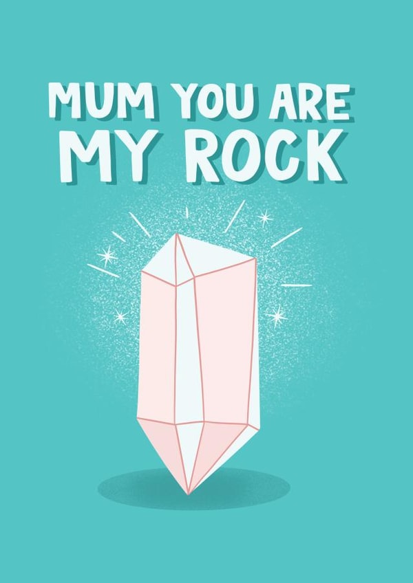 rock gem Birthday Card 6306 created by Lucy Maggie Designs