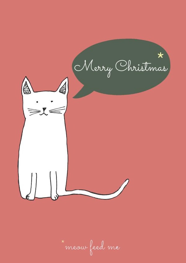 cat christmas Christmas Card 10747 created by Carissa Tanton