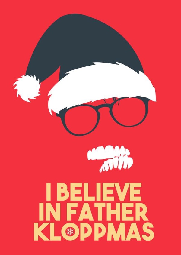 klop believe Christmas Card 7625 created by Proper Gander Design