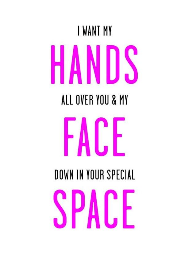 typography funny Anniversary Card 45840 created by Chris Smith