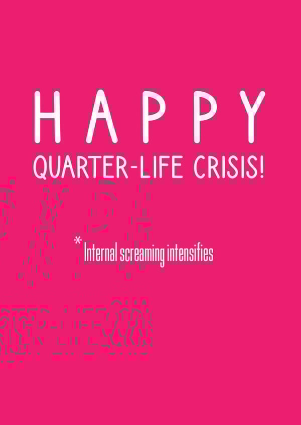 funny typography Birthday Card 20383 created by Drunken Fairy 