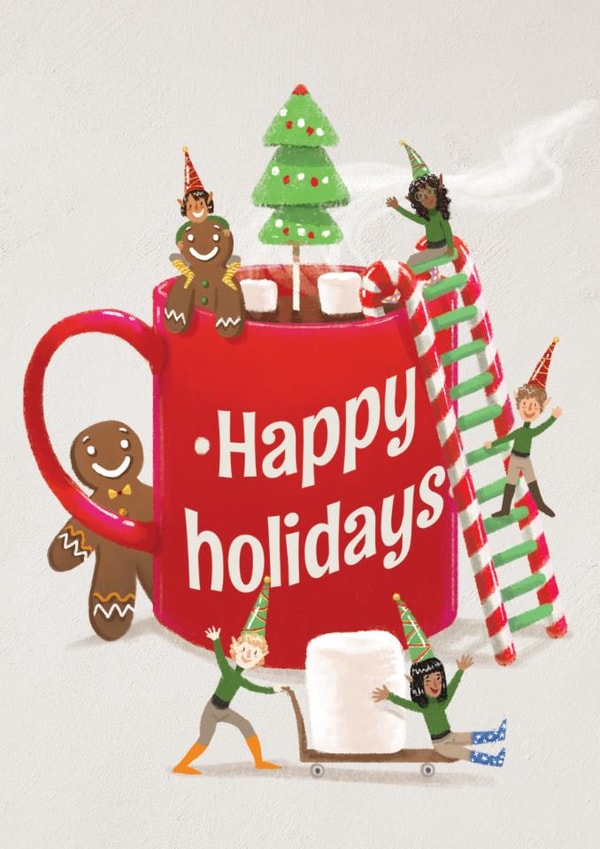 adult happy Christmas Card 45857 created by @Alisha Vas