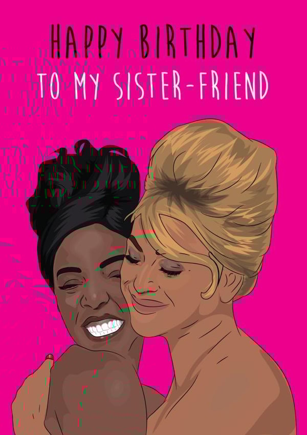 best besties Birthday Card 45268 created by Anoela Cards