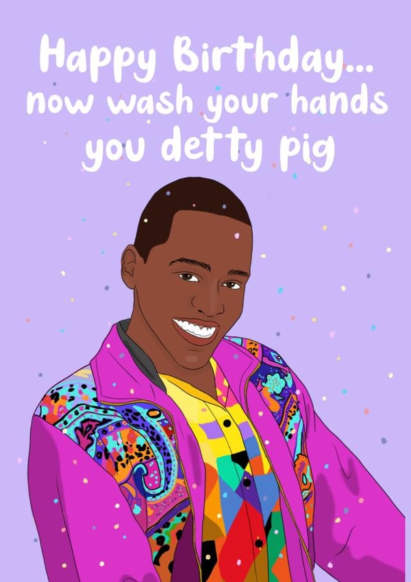 Eric Effiong birthday card  created by Pigeon Hole Cards