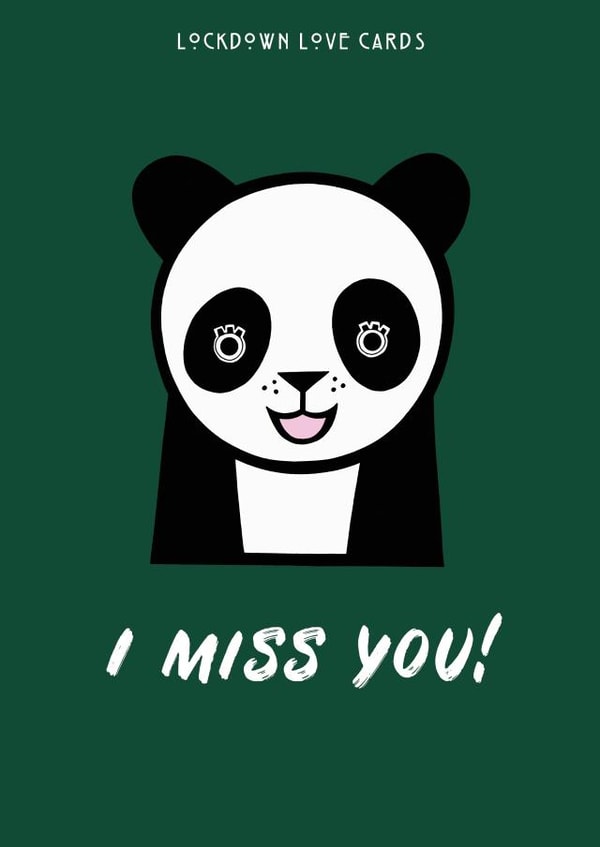 Child adult Thinking of you Card 45593 created by Roarsome