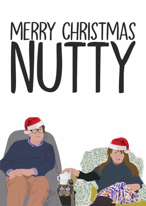 Nutty Gogglebox Christmas Card 19403 created by MintCards