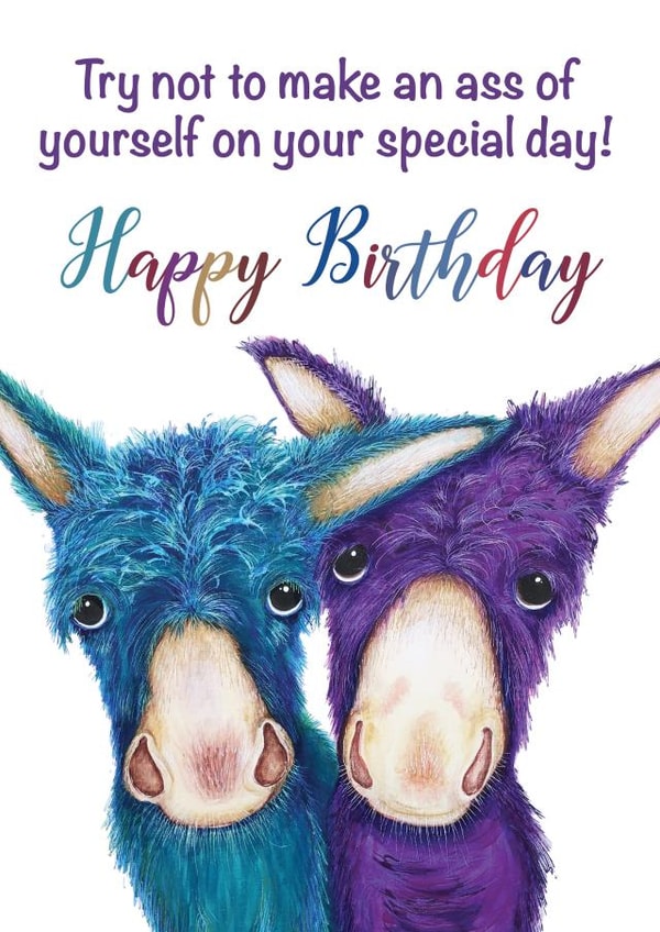 animal donkey Card 45913 created by Arty Sally