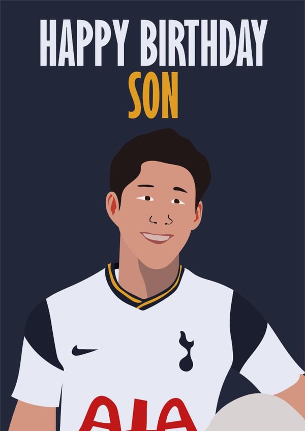 son spurs Birthday Card 20630 created by Gobble Man