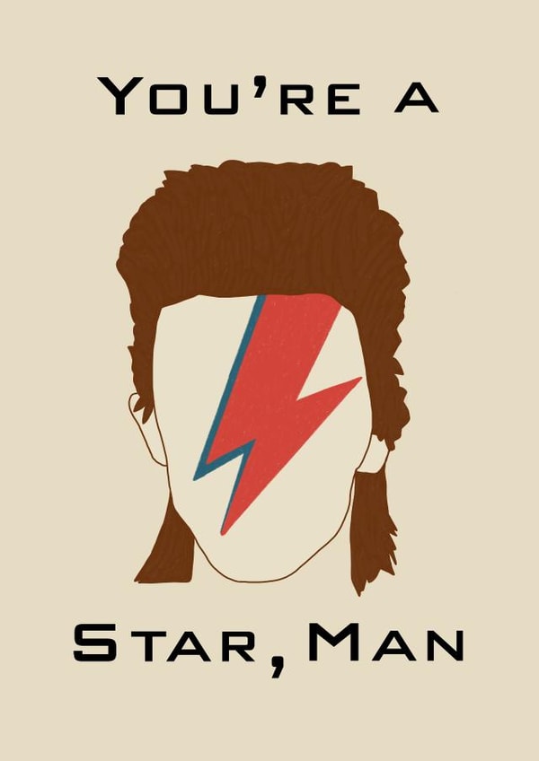 Star Man Congratulation card created by Donna Moran Designs