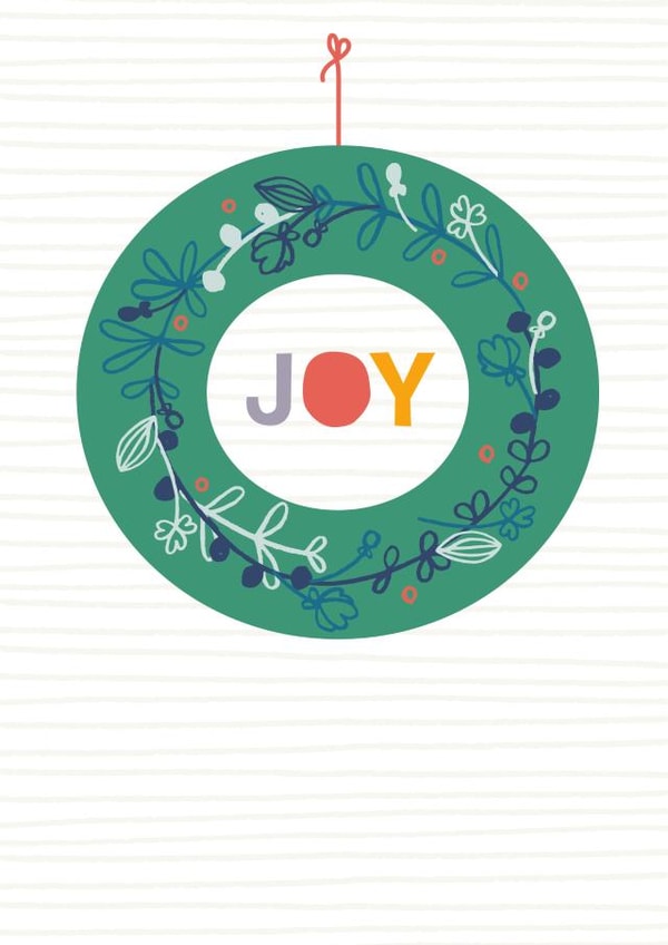 Holly Joy Christmas Card 44802 created by Hannah Rogers