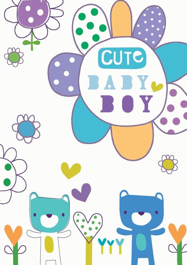 baby boy New Baby Card 17905 created by Jayne Schofield