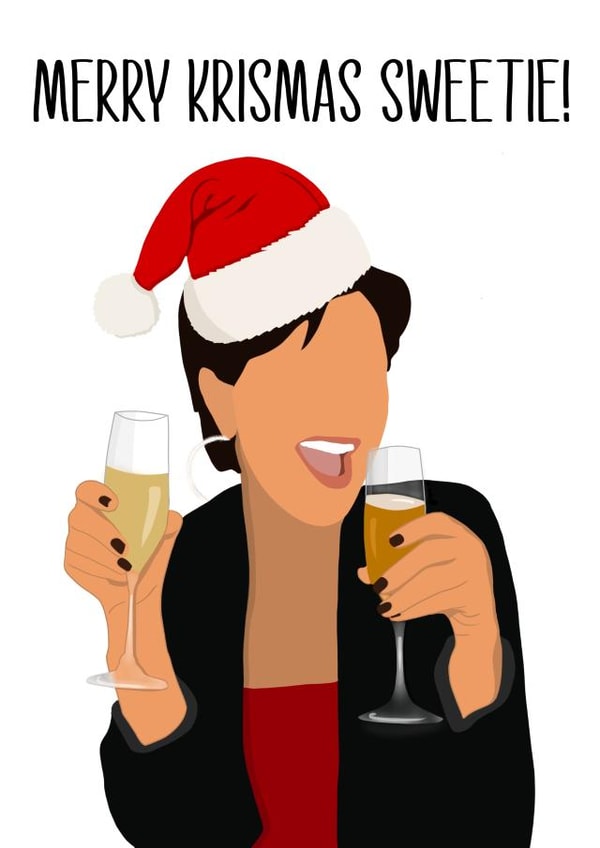 kris kardashian krismas Christmas Card 19646 created by Stephenie Emily