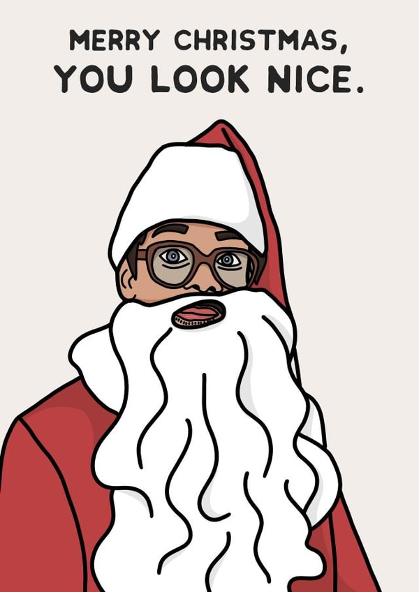 Film/TV/Netflix funny Christmas Card 43193 created by This Crafty Couple