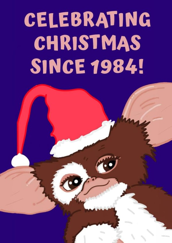 gremlins christmas Card 39084 created by Rystar Card Designs