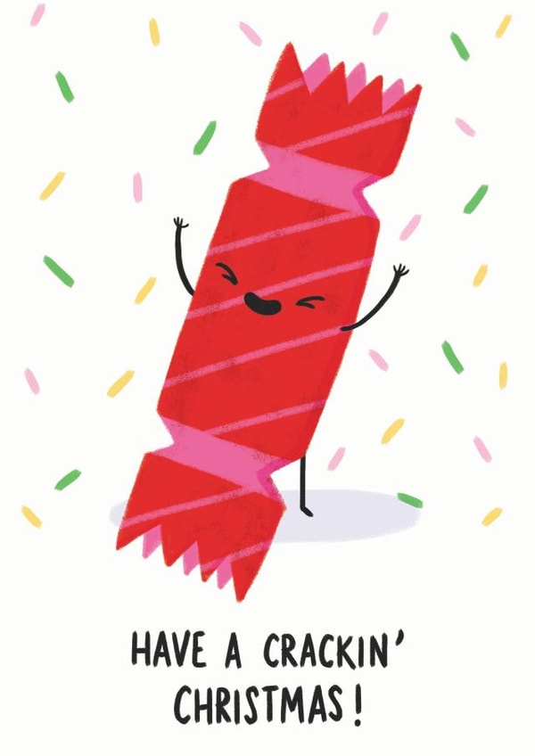 confetti cracker Christmas Card 40408 created by Camille Medina