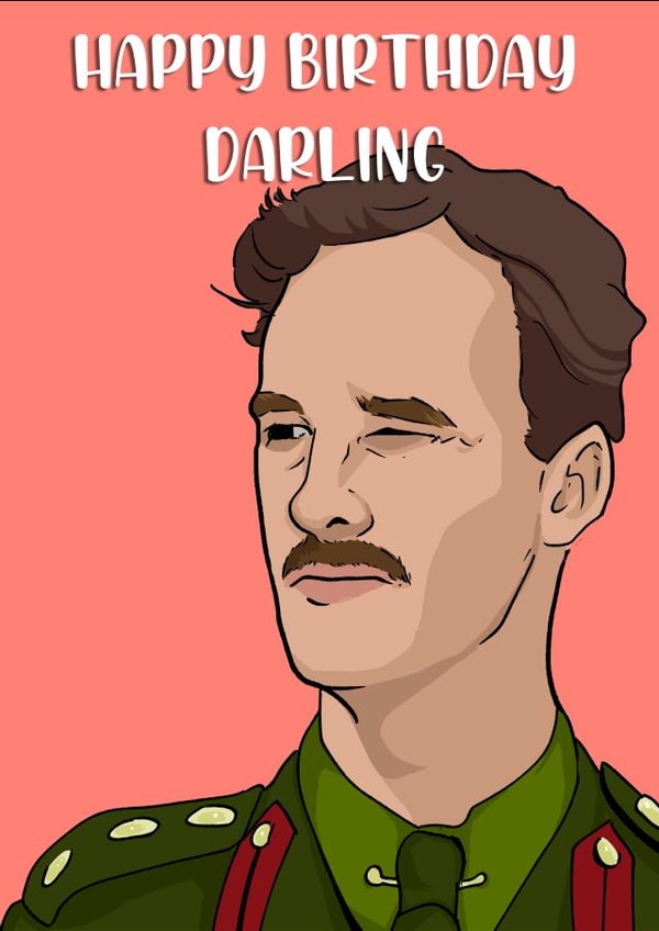 blackadder  black adder Birthday Card 14951 created by Bethany Rice