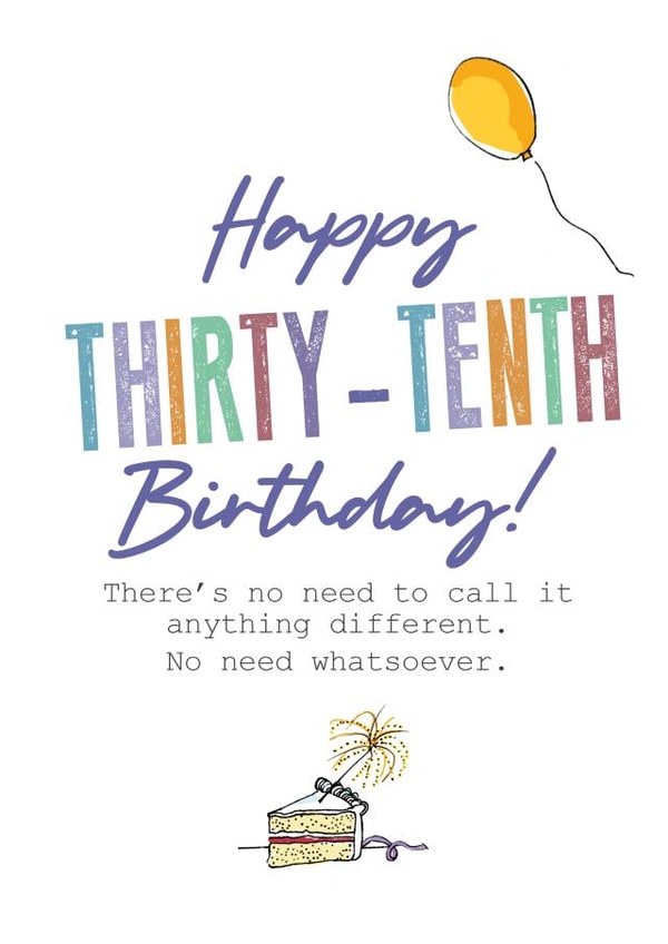 40th 40 Birthday Card 12201 created by Pierre Cochon Ltd