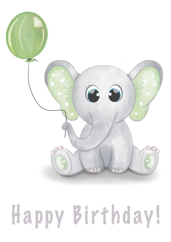 Birthday card for a special little one 1002 created by Ri 