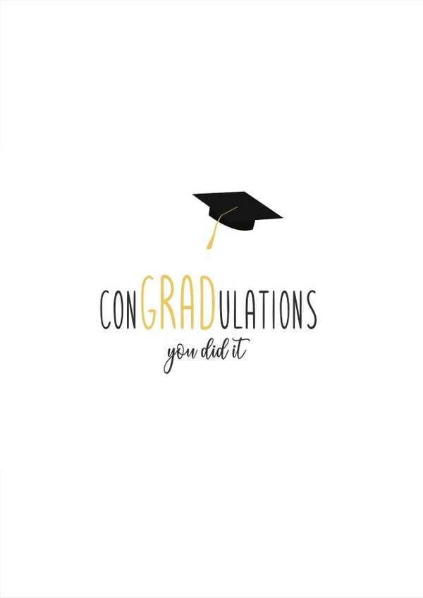 graduation congradulation Graduation Card 19303 created by prints by beth