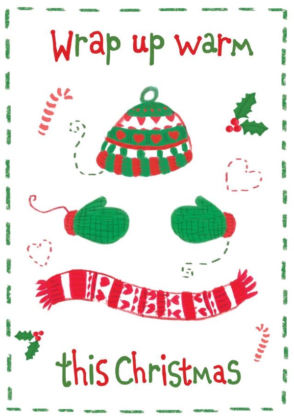 Christmas Seasonal Card 41201 created by Corcutt Collective