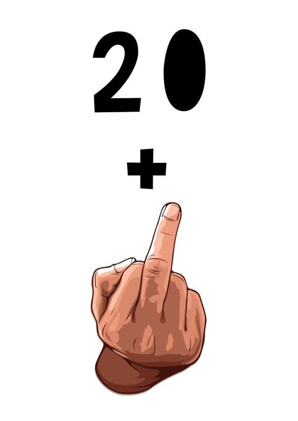 21st 21 Birthday Card 16063 created by Oh You Know Aaron