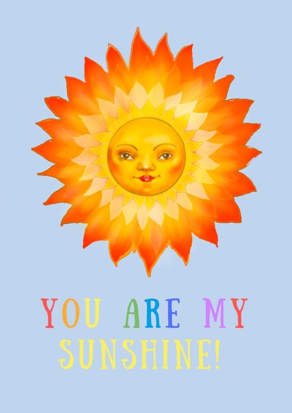 sunshine you are my sunshine Card 45576 created by Louisa Currier