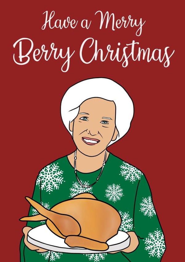 adult berry Christmas Card 43194 created by Amy Louisa