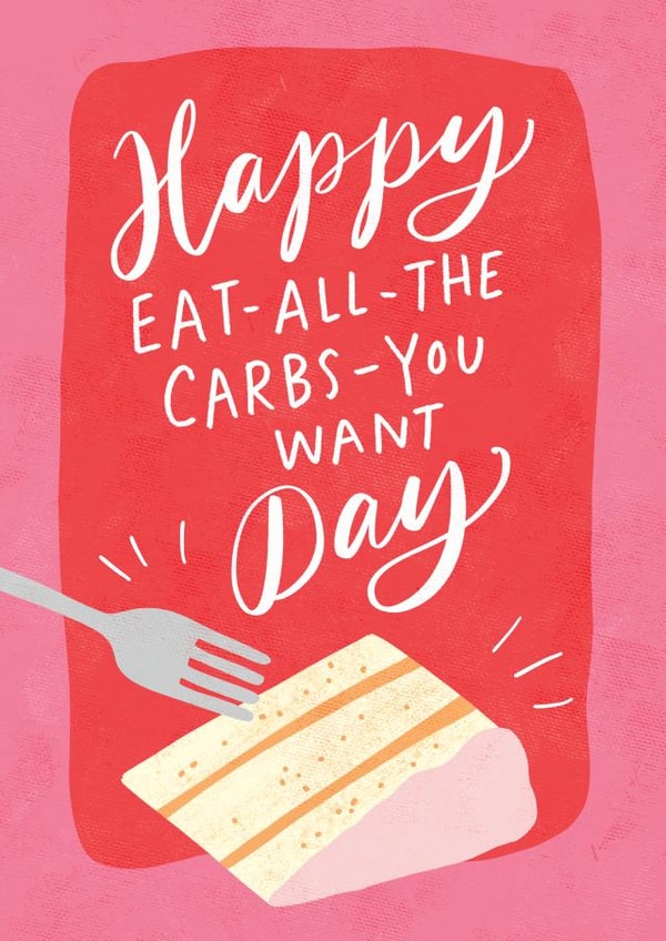 cake carbs Birthday Card 20694 created by Nicky Laatz