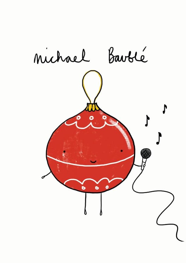 pun michael Christmas Card 16612 created by marnie  makes