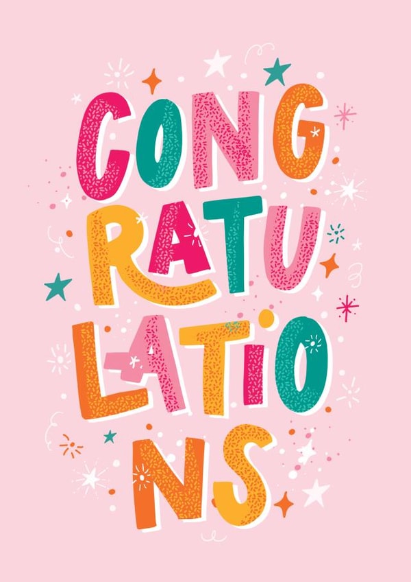 congrats congratulations Card 45708 created by Nicky Laatz