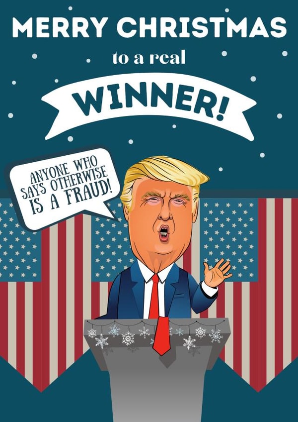 trump winner Christmas Card 35316 created by Matt Lewis
