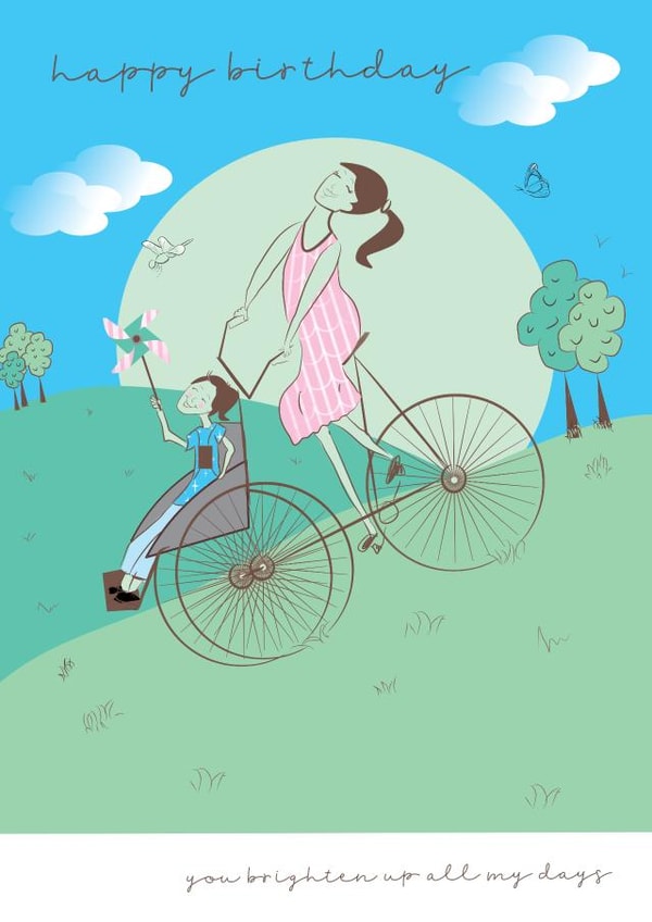 Special needs greeting card created by Milport Studios