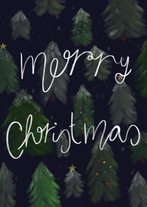 adult classic Christmas Card 46012 created by Savage Design Studio