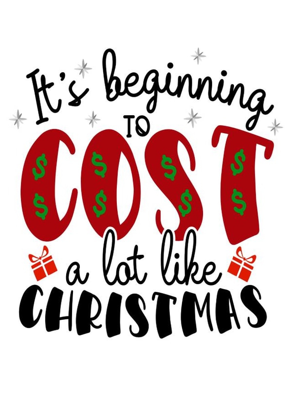 adult beginning Christmas Card 32021 created by Dirty Designs