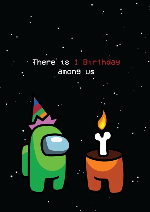 imposter game Birthday Card 17146 created by ginny cheung