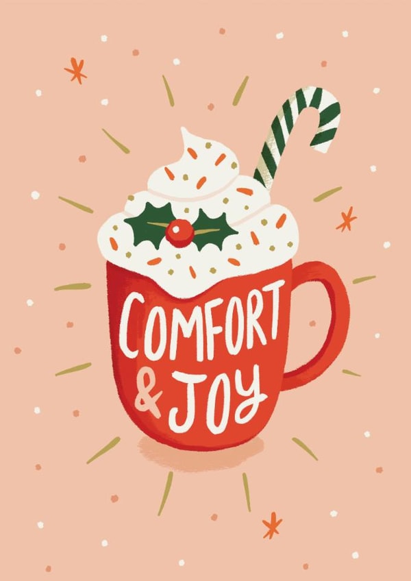 comfort joy Christmas Card 18577 created by Rock Paper Scissors