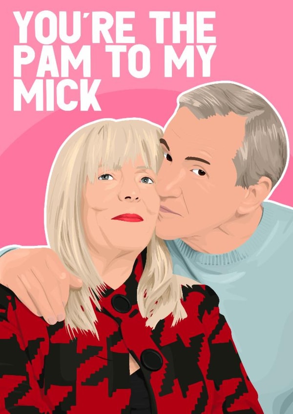 Pam to my Mick created by Pink + Pip