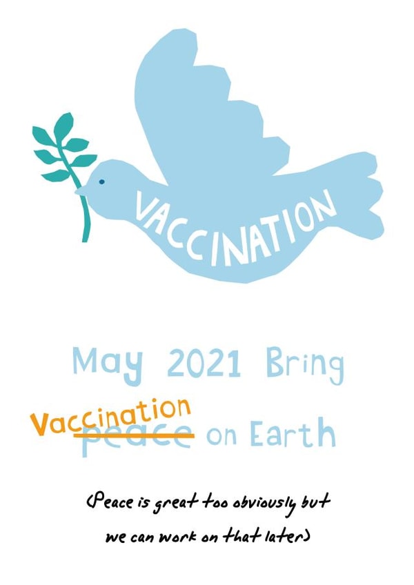 christmas vaccination Card 36211 created by Emma Henderson