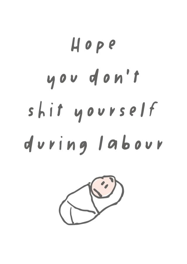 labour pregant Pregnancy Card 20544 created by Superlush Cards