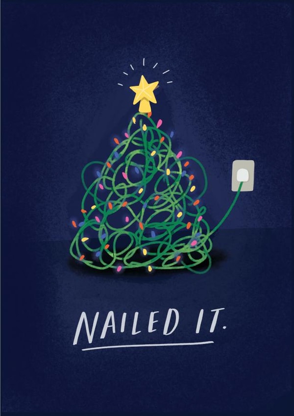 christmas funny christmas Card 45709 created by Nicky Laatz