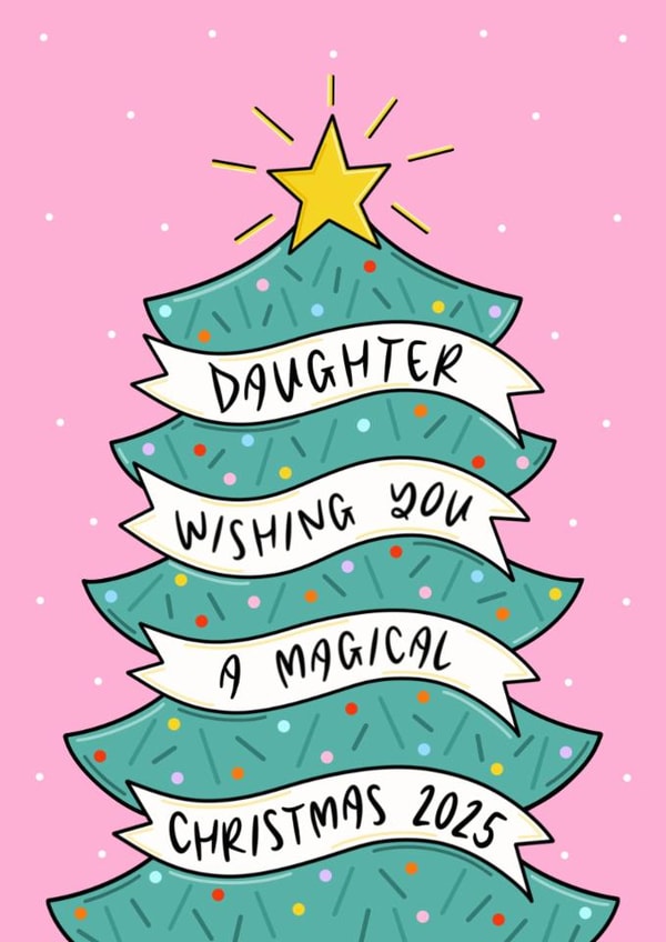 Magical Chrisltmas Wishes Daughter Christmas 2025 Card created by Muses & May 