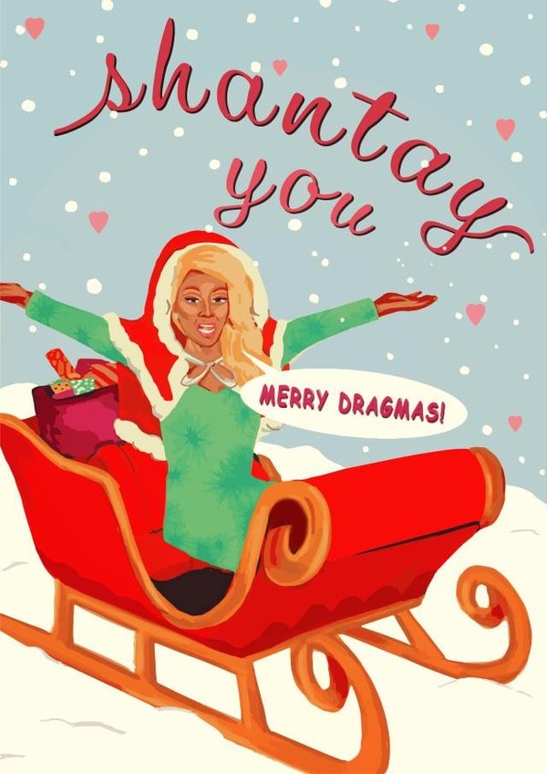 drag race shantay Christmas Card 29649 created by Yasmin Morris