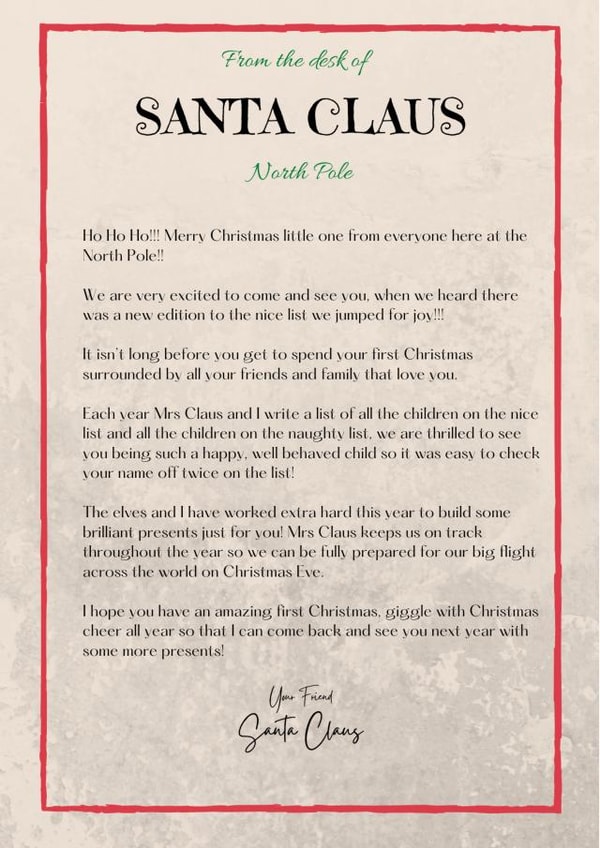 First Christmas 1st Christmas Card 44519 created by Nelly Heather