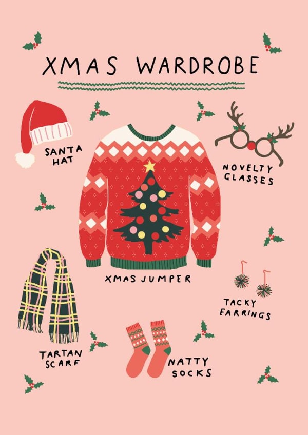 xmas wardobe Christmas Card 18810 created by Aimee Smith