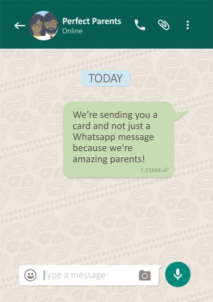 Funny Whatsapp birthday card card