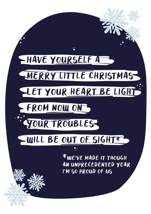 Christmas Covid-19 Card 41139 created by Jasmine Coster - JazziCreates