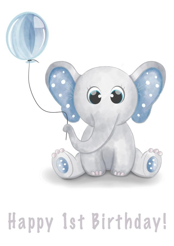 1st birthday card for a special little one 1001 created by Ri