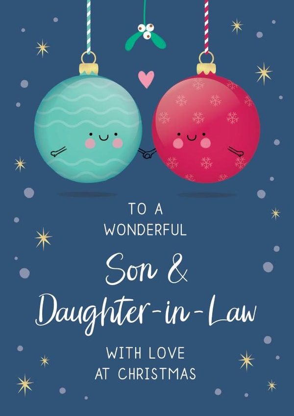 Wonderful Son & Daughter-in-Law Christmas Card created by Design By Day