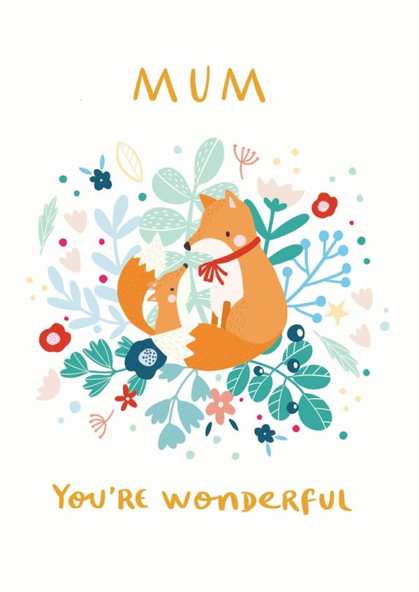 Mum You're Mothers Day Card 20876 created by Alicia Cambridge